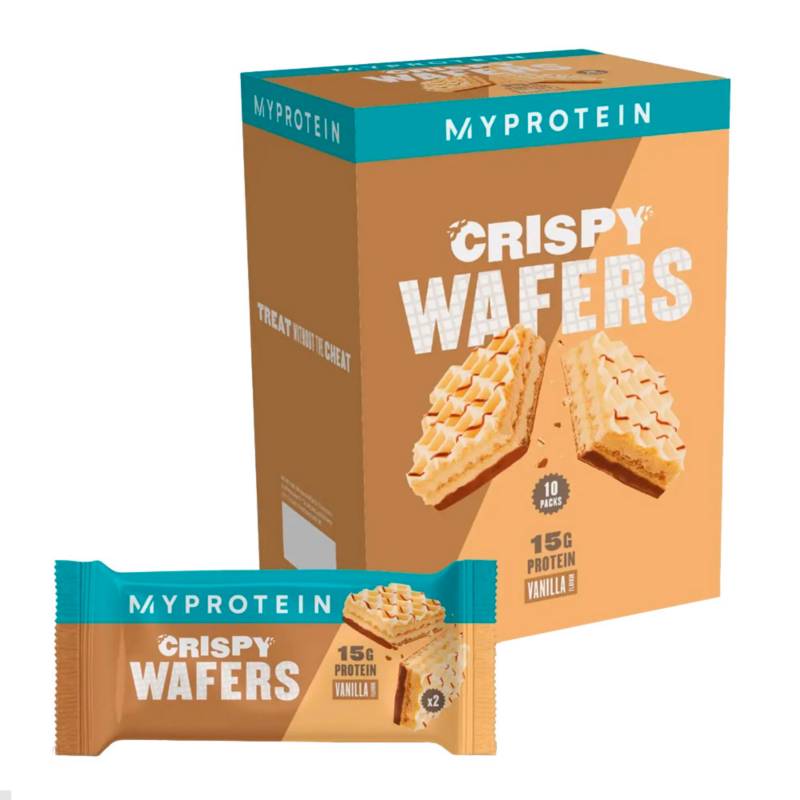 Barras de Proteína Myprotein Crispy Wafers Caja 10 Unidades MYPROTEIN |  