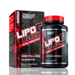 NUTREX RESEARCH - Nutrex Lipo 6 Black Ultra Concentrate 60 Blackcaps