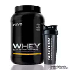 NWB - Proteína NWB Whey Concentrate 3lb Vainilla  Shaker