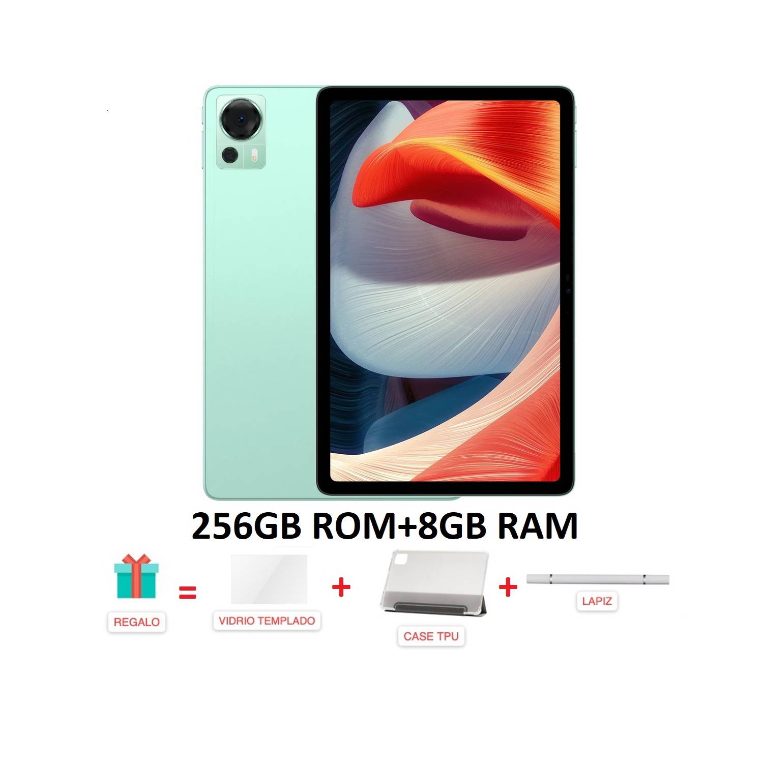 Tablet DOOGEE T20 8GB RAM 256GB ROM 16MP 8MP Verde DOOGEE