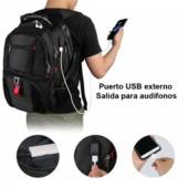 Mochila de viaje de 35 litros para hombres y mujeres, mochila de equipaje  expandible impermeable de 15.6 pulgadas para laptop de negocios, Negro