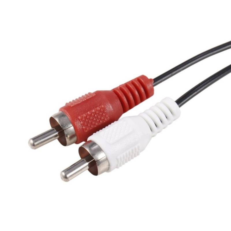 GENERICO - Cable Mini Plug 3.5 A 2 Rca Macho 3 Metros