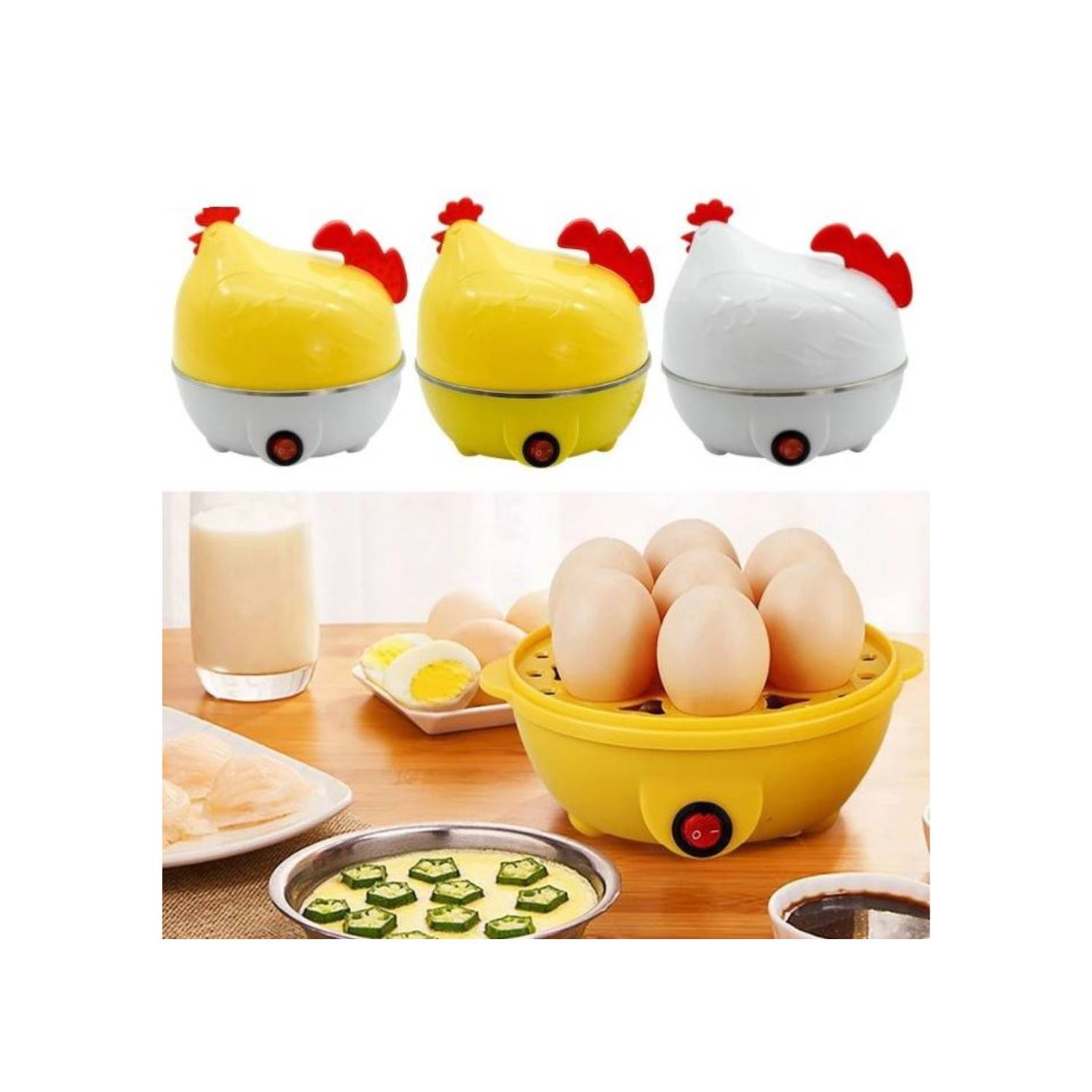 Hervidor de Huevos para 7 huevos gallinita