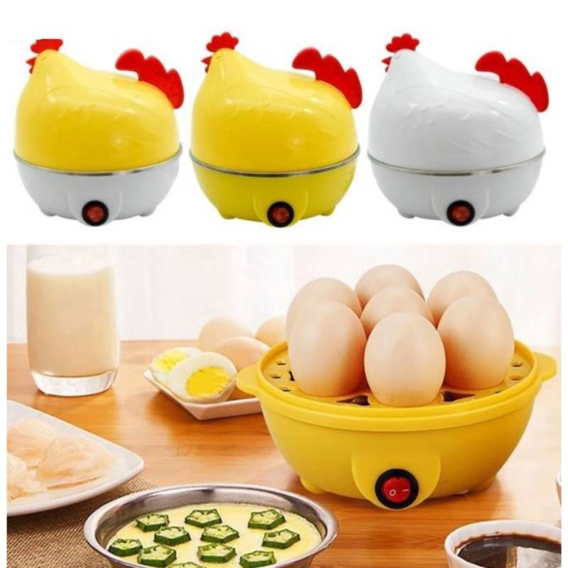 INSPIRA - Hervidor eléctrico de huevos forma de gallina de 1 a 7 huevos