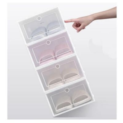 Set 4 Cajas Organizadoras de Zapato de Plastico