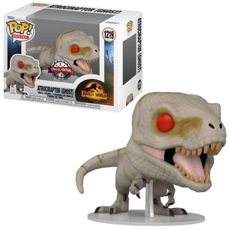 Funko Pop Jurassic Park World Dominion Atrociraptor Ghost Special Funko 