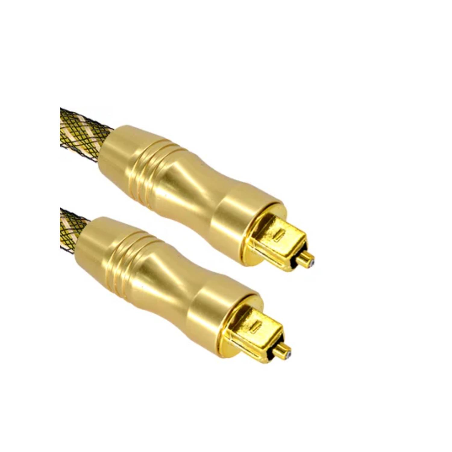 Cable De Audio Digital De Fibra Óptica 1,5 Mts Od 6.0 Optico dorado  GENERICO