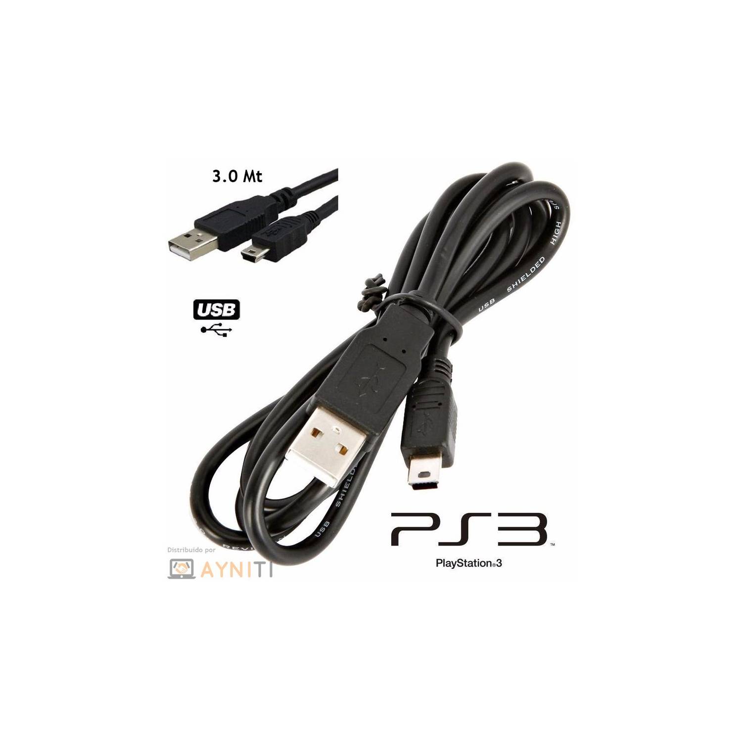 Cable De Carga Mando Playstation 3