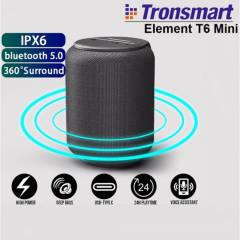 TRONSMART - Parlante Bluetooth Tronsmart  T6 mini - waterproof ipx6- 24hrs musica