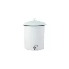 ECOFILTRO - Purificador y dispensador de agua Ecofiltro acero vitrificado 25L - blanco