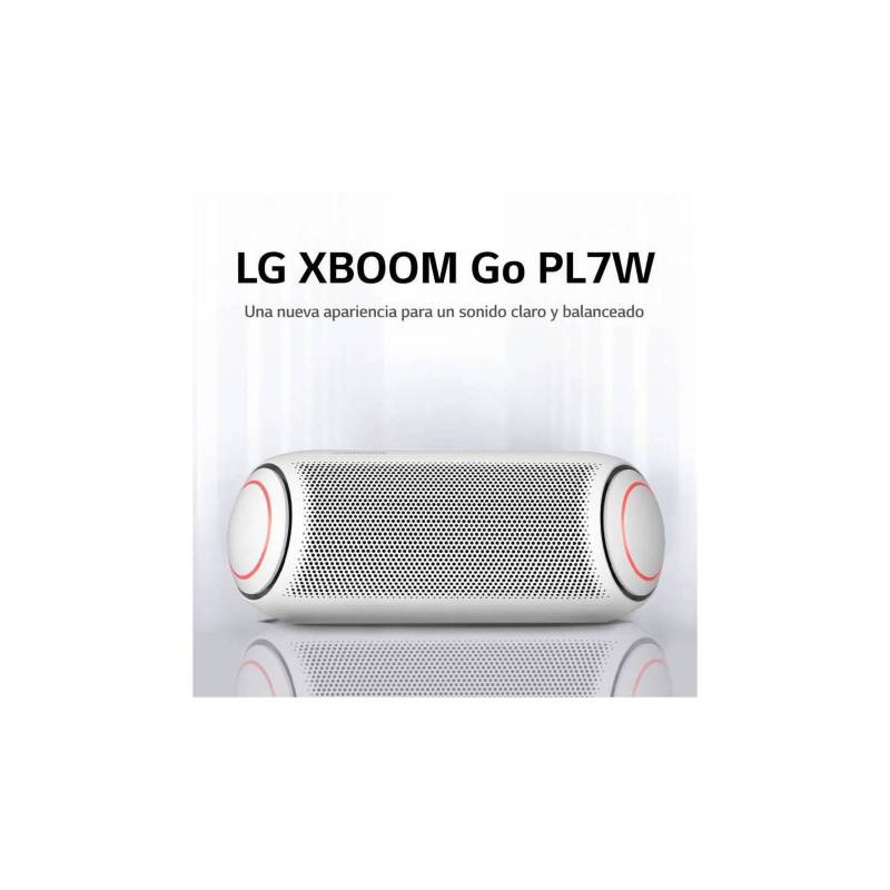 Parlante Bluetooth Portátil XBOOM PL7W White LG | falabella.com