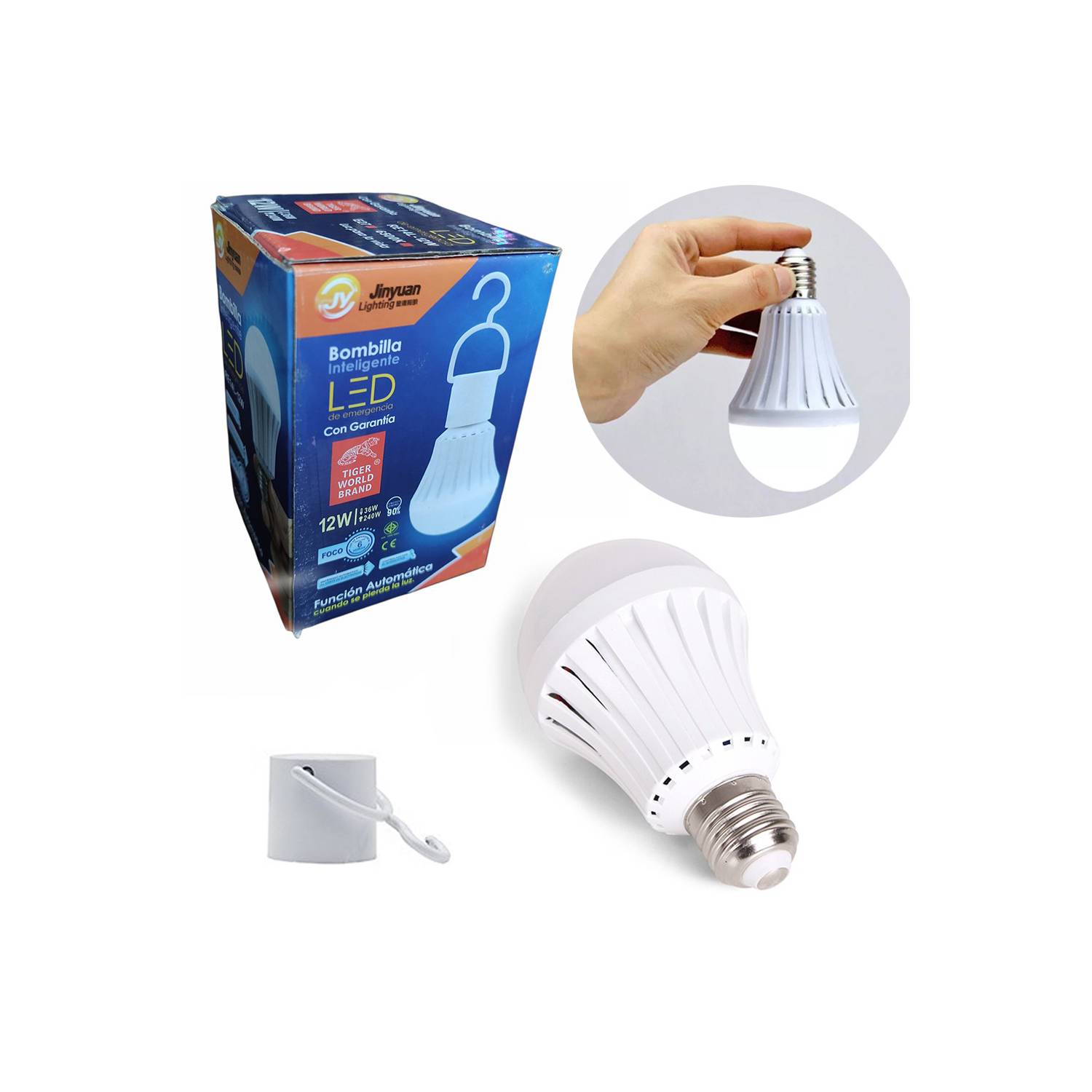 Bombilla de luz LED recargable de emergencia para la iluminación del hogar  - China Batería recargable Lámpara LED, Luz de emergencia emergencia