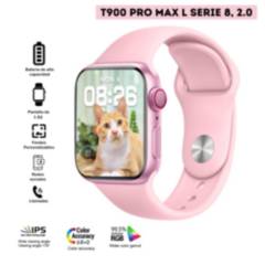 GENERICA - Smartwatch Serie 8 T900 Pro Max L 2.0 - Rosado