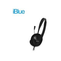 IBLUE - Audífono con micrófono estéreo para teletrabajo en pc o laptop iblue
