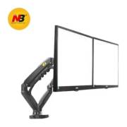 SOPORTE PARA DOBLE MONITOR 17'' A 27'' North Bayou NB-H160 BRAZO ERGONOMICO