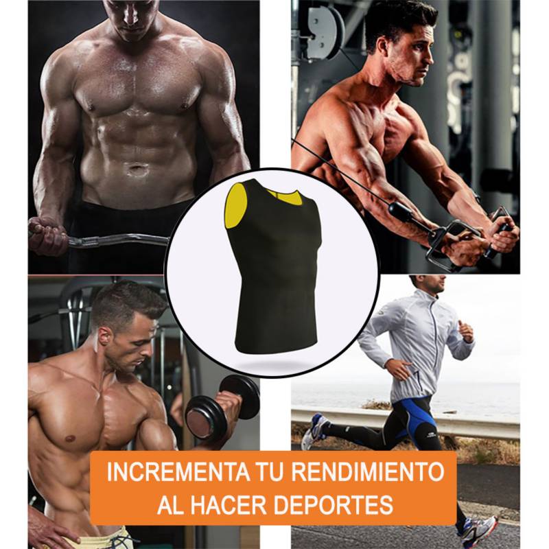 Ripley - PACK CHALECO MOLDEADOR DE SAUNA PARA HOMBRE MÁS 1 LIPOCREAM