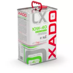 XADO - Aceite sintético de motor 10W-40 Luxury Drive 4 litros
