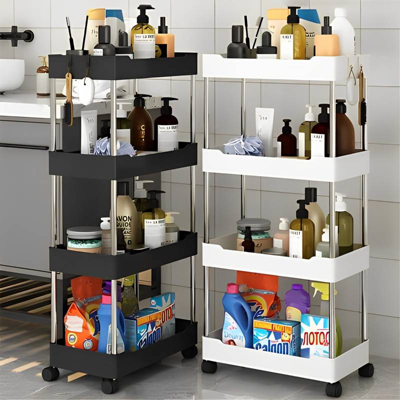 Estante Organizador de Cocina de 4 Niveles Ahorrador de Espacio