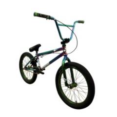 Bicicleta BMX Profesional Aro 20 - Verde Tornasol