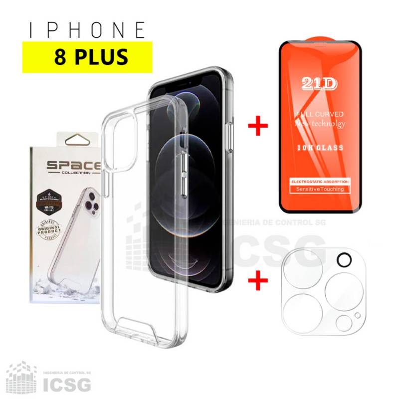  Mica protectora para iPhone Plus : Celulares y Accesorios