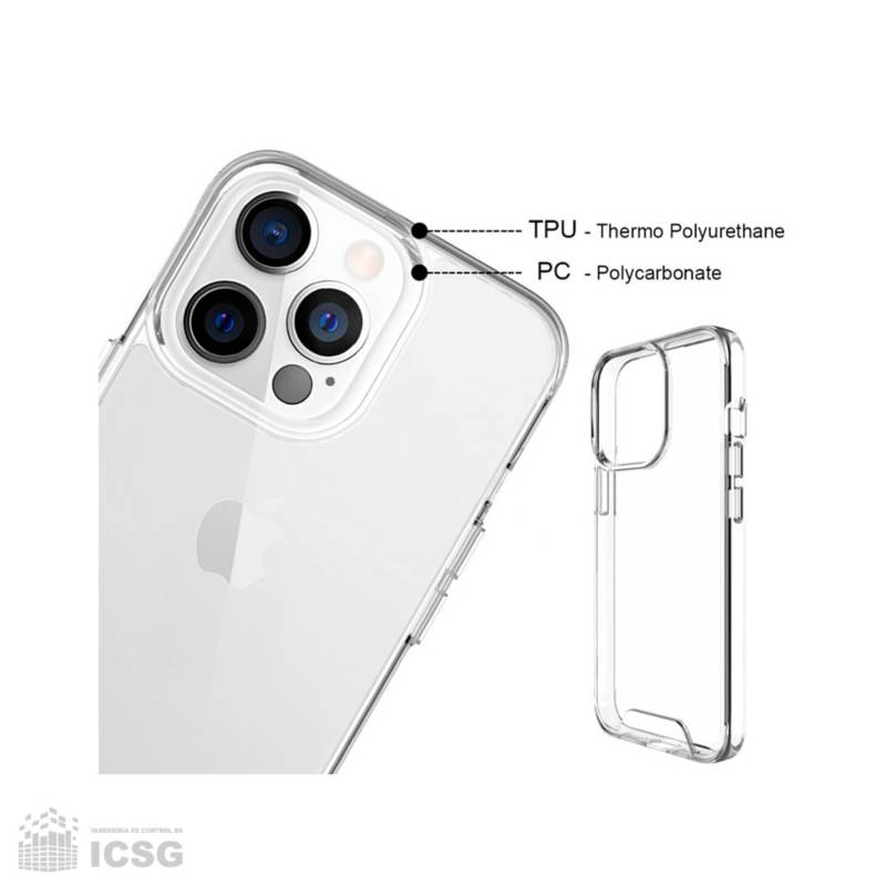 Case Space + Protector Pantalla + Mica para cámara iphone 11 Pro Max  GENERICO