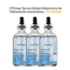 3 Primer Serum Ácido Hialurónico de Hidratación Instantánea - Dr Rashel.