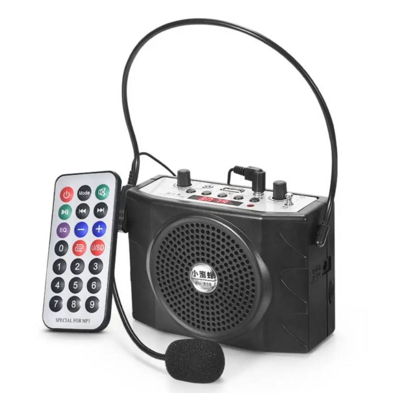 Amplificador de Voz Portátil para Enseñanza Altavoz Radio FM Bluetooth  GENERICO