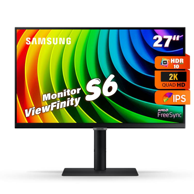 Monitor Samsung 27 Viewfinity S60UA QHD IPS HDR10 con USB-C