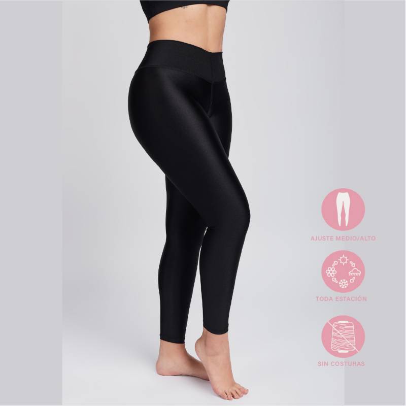 Leggins Gloss -Licras -Leggings - Negro SOLO LEGGINGS