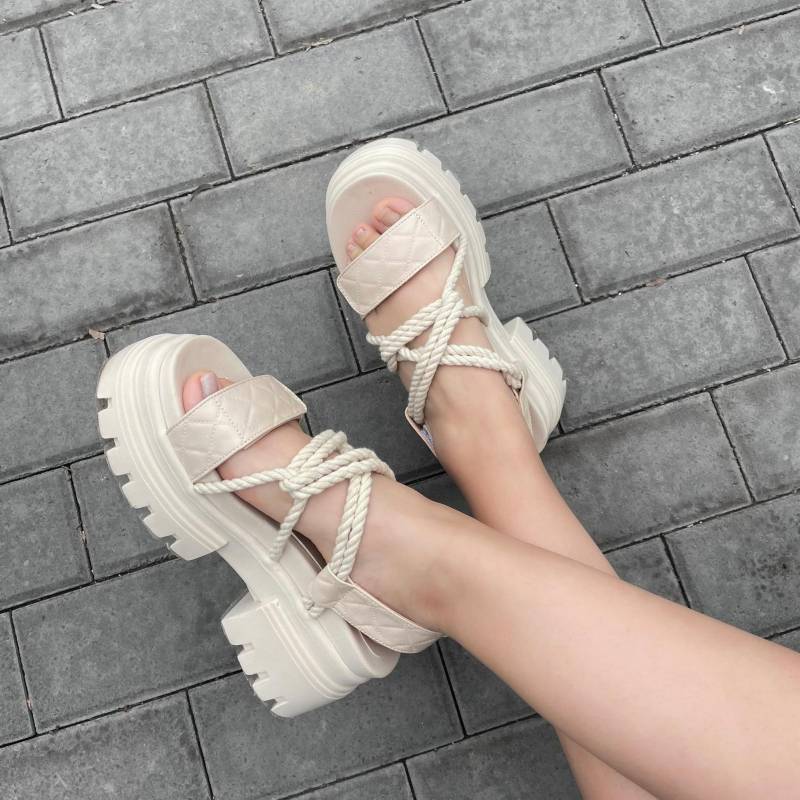 Sandalias Mujer Santorini Hueso