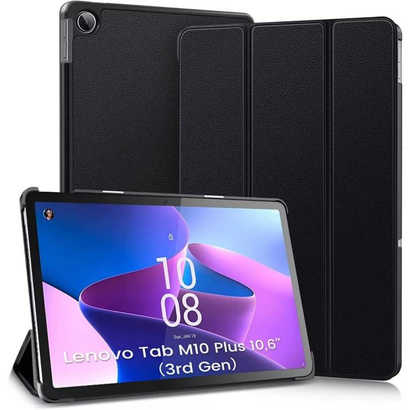 Funda para Tablet lenovo m10 Plus 3era Generación 10.6 Bookcover negro  GENERICO
