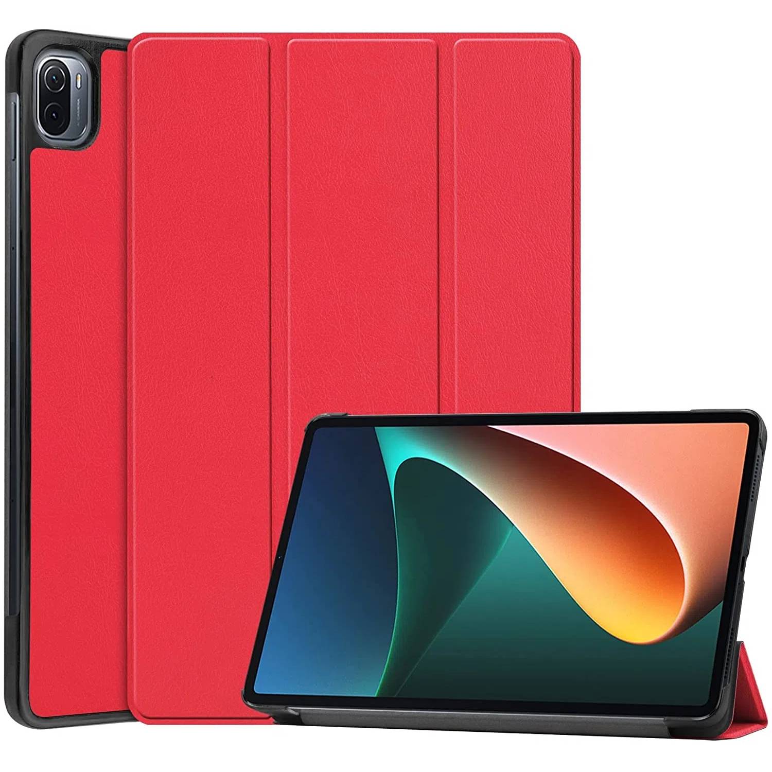  Para Xiaomi Redmi Pad 10.6 Pulgadas Tablet Caso PU Cuero  Repujado Soporte Folio Funda Protectora - Oro Rosa : Electrónica