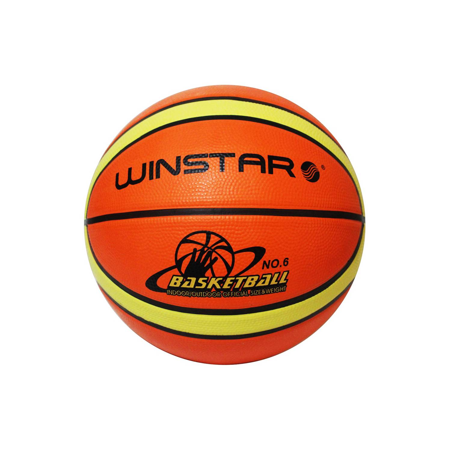 Pelota Basket Winstar Peso Medida Oficial - Talla 6 WINSTAR 