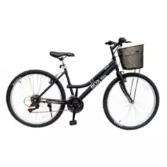 BOX BIKE - Bicicleta Box MTB para Dama con Shimano Aro 26 - Negro