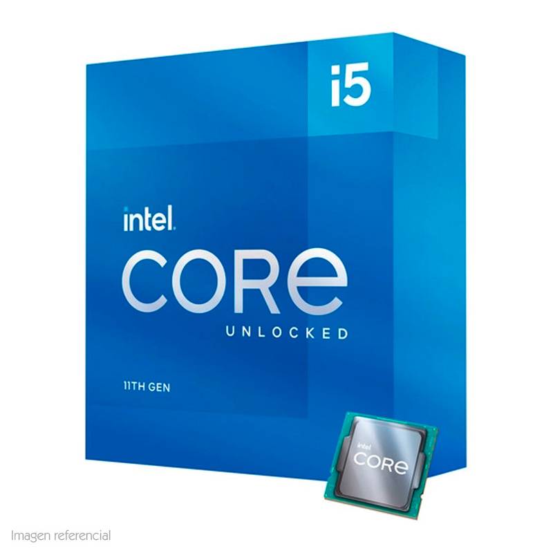 INTEL - Procesador Intel Core i5-11600K 3.90/4.90 GHz, 12 MB Caché L3, LGA1200