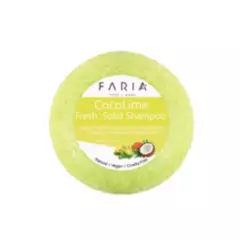 FARIA NATURALS - Shampoo Sólido CocoLime Cabello Graso Natural y Vegano