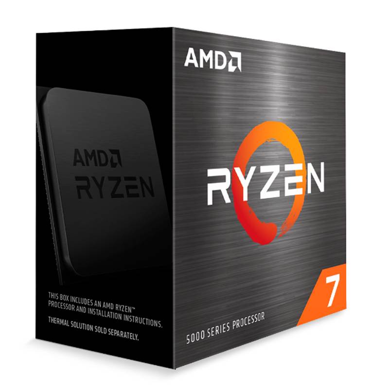 AMD - Procesador AMD Ryzen 7 5800X, 3.80GHz, 32MB L3, 8 Core, AM4, 7nm