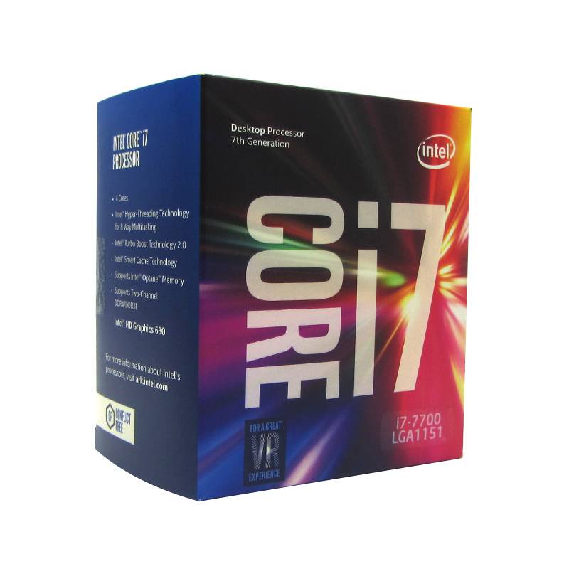 Procesador Intel Core i7-7700, 3.60 GHz, 8 MB Caché L3, LGA1151