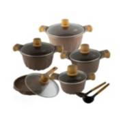 Distribuidora Roland - 🍲Set de Ollas de Marmol Antiadherente🍲 ✨Materiales  Premium con Tapa Vidrio Templado✨ 🔥Liquidación TOTAL, Q449.00🔥 🚫Precio  Normal