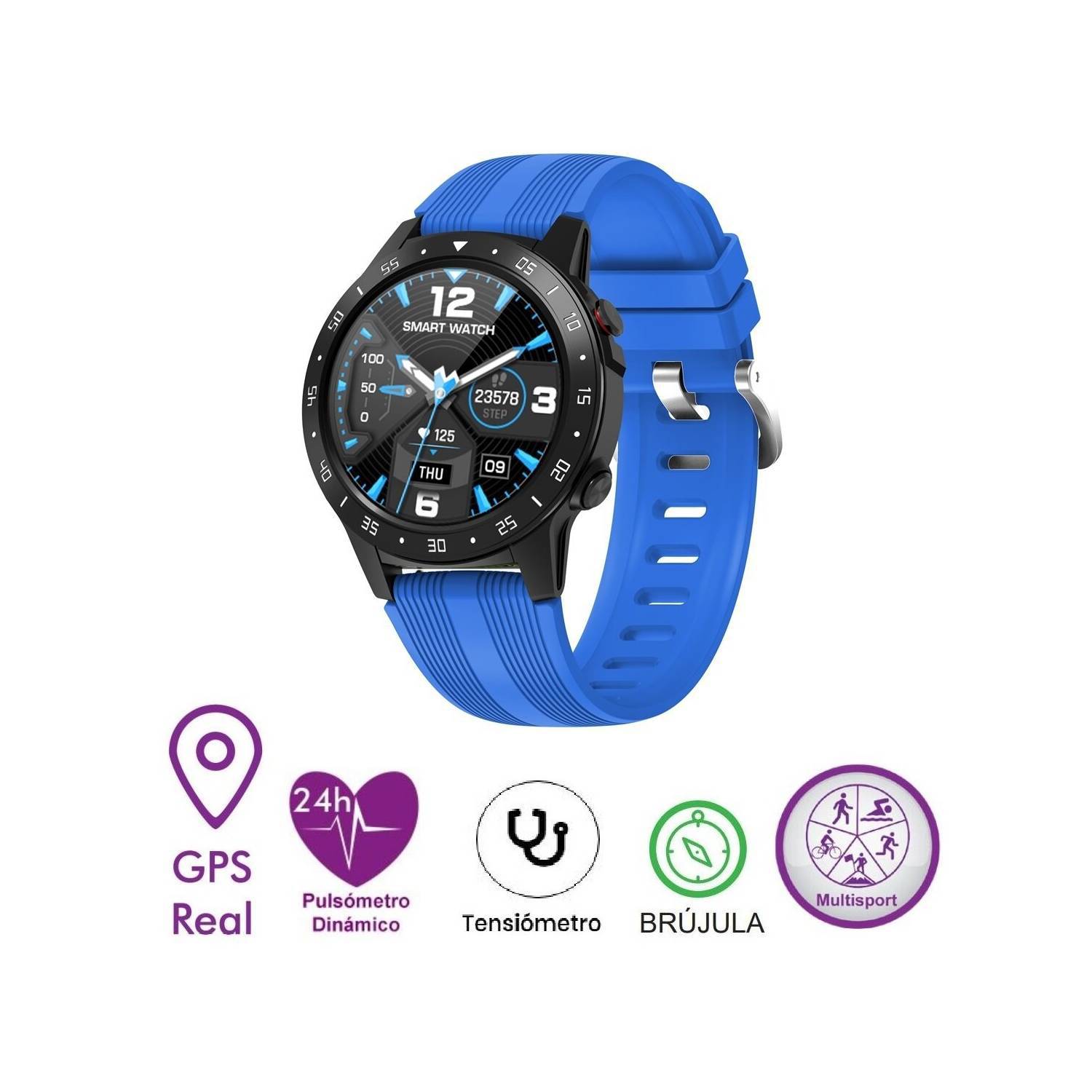 Reloj inteligente blue LEOTEC | falabella.com