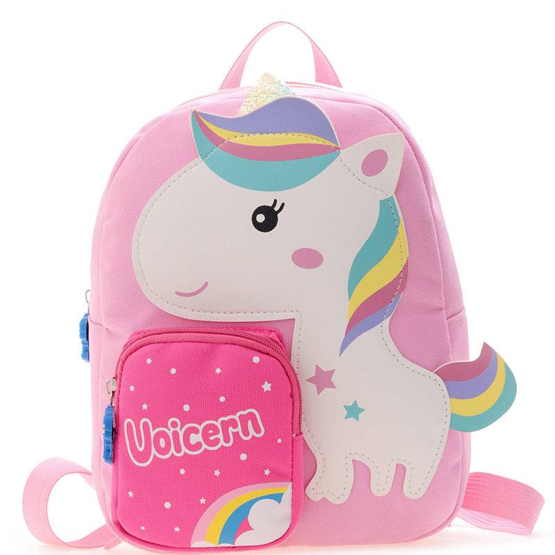 Mochila bolso escolar Kinder - Unicornio | falabella.com