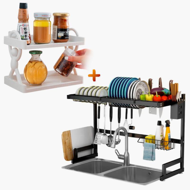 Ripley - ORGANIZADOR Y ESCURRIDOR DE PLATOS PARA COCINA 65 CM PREMIUM