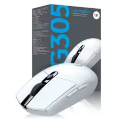 LOGITECH - Mouse Gamer Logitech G305 Wireless Lightspeed Gaming Blanco White