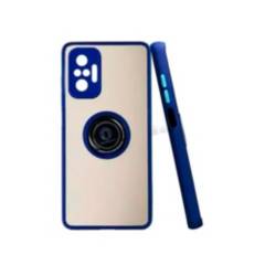Case Ahumado Ring Azul para Motorola Edge 20 Lite