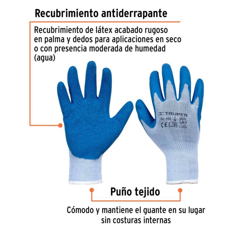 Guantes De Trabajo Para Hombre Uso General Construccion Jardineria