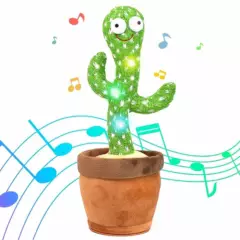 LH ELECTRONIC - Cactus Bailarín Musical Imita y Baila Recargable