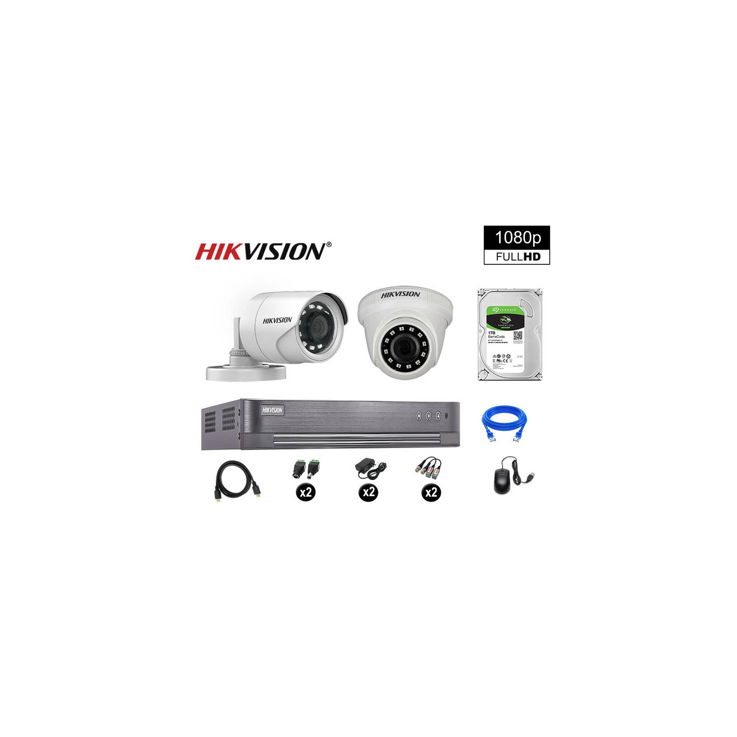 Pack x2 Camara de Seguridad Wifi 2K Nexxt NHC-I710 - B·Great