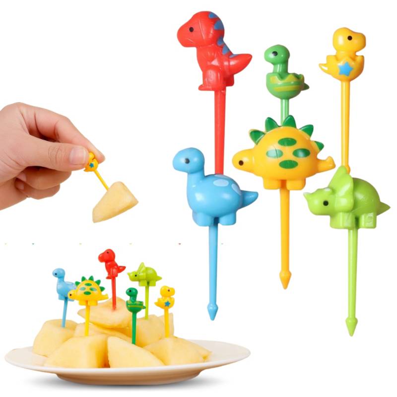 yo mismo Telégrafo selva Juego de Palillos Dinosaurio Mini Tenedores para Frutas de Niños 871T  MINARI | falabella.com