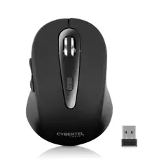 CYBERTEL - Mouse Inalámbrico 1600DPI CYBERTEL LOGIG 6 Negro M307