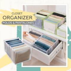AURELA - ClosetOrganizer™ - Set de 2 Organizadores de Polos & Pantalones
